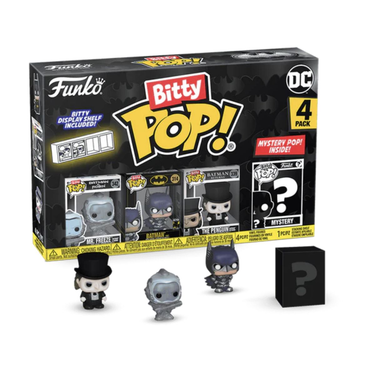FUNKO - Batman Funko Bitty Pop 4pack Mr Freeze DC Original