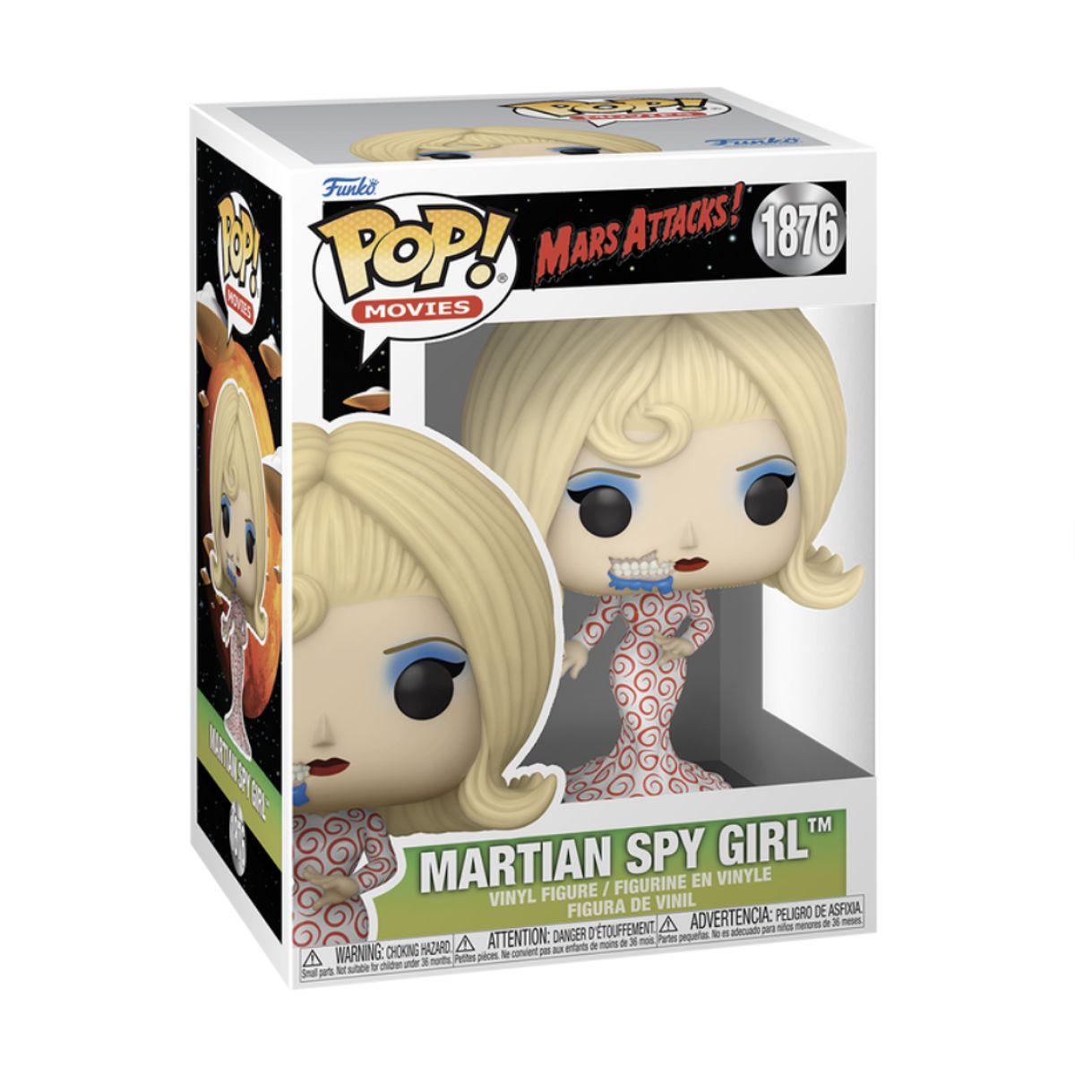 FUNKO - Martian Spy Girl Funko Pop 1876 Mars Attacks Original