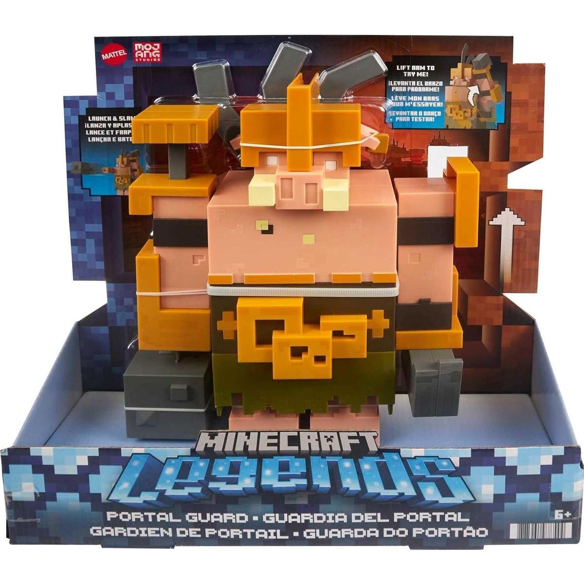 MINECRAFT - Figura de Acción Minecraft Legends Protector de Portal 25cm