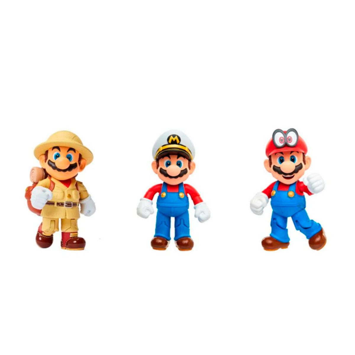 JAKKS PACIFIC - SUPER MARIO ODYSSEY 4" FIGUR 3 PACK BOXSET EXCLUSIVE