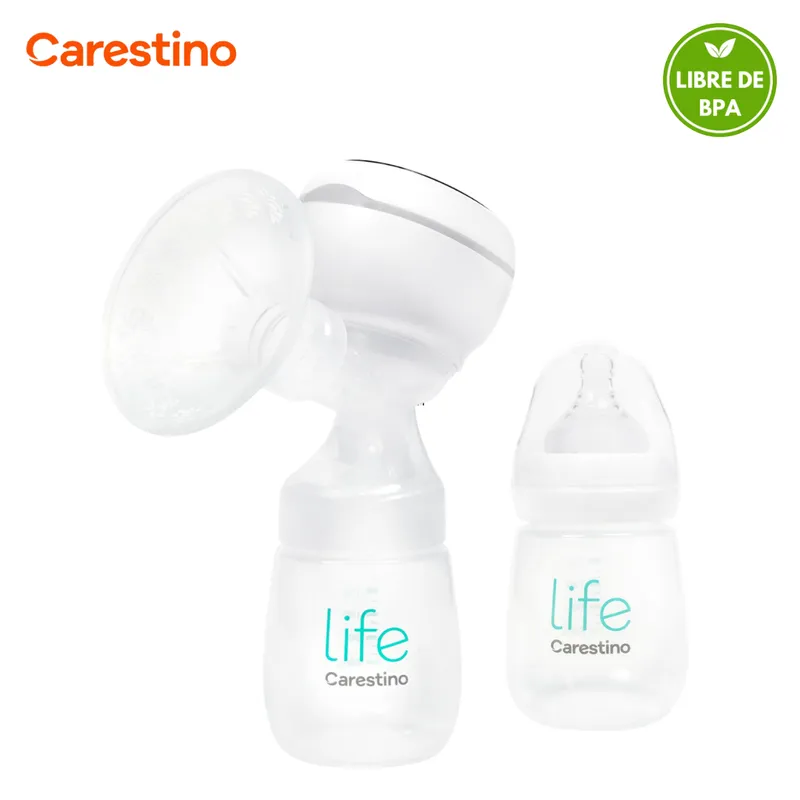 CARESTINO - Extractor de Leche Sacaleche Eléctrico -POCKET- White