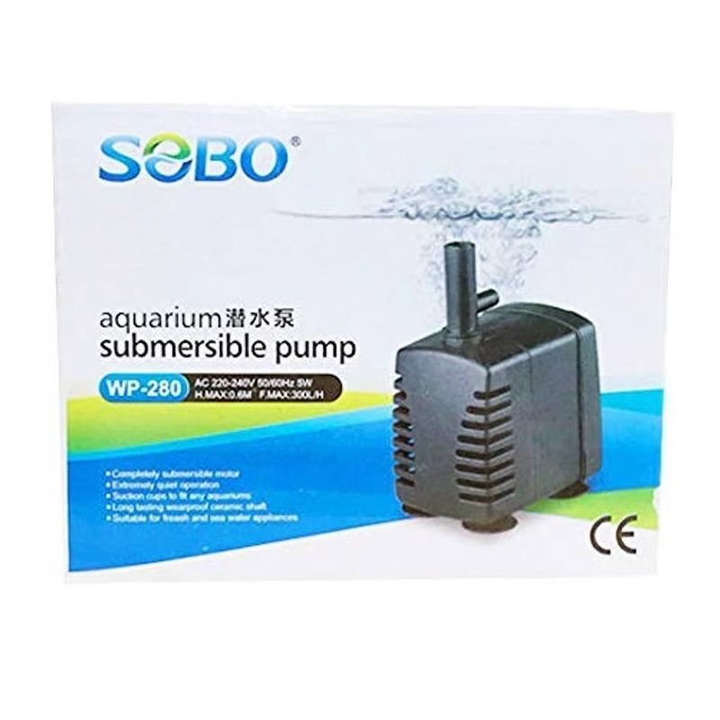 SOBO - Bomba de Agua sumergible WP-280 Sobo Para Acuarios