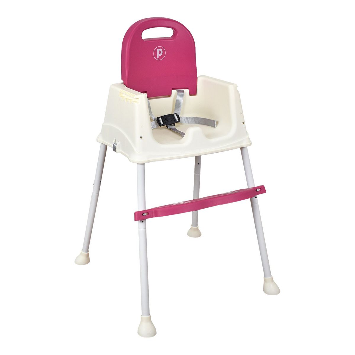 PRIORI - Silla de Comer Para Bebé 3 en 1 Booster Priori Navy Rosa