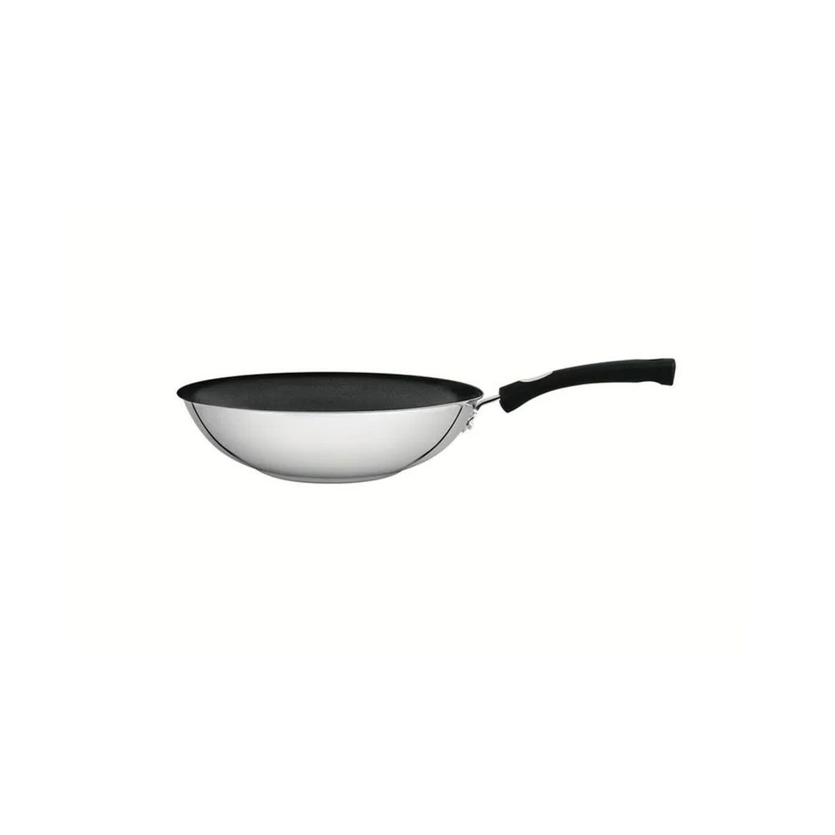TRAMONTINA - SARTEN WOK TRAMONTINA DE 28 CM DE DIAMETRO 3.30 LT SOLAR SILICONE