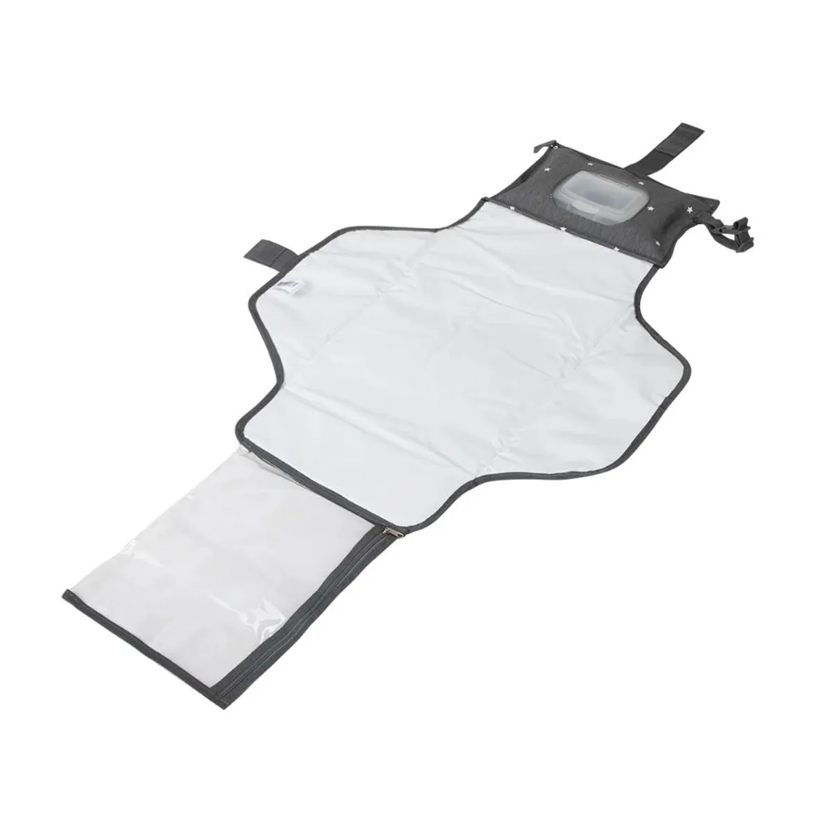 INFANTI - Cambiador Portátil Gris Estrellas Infanti