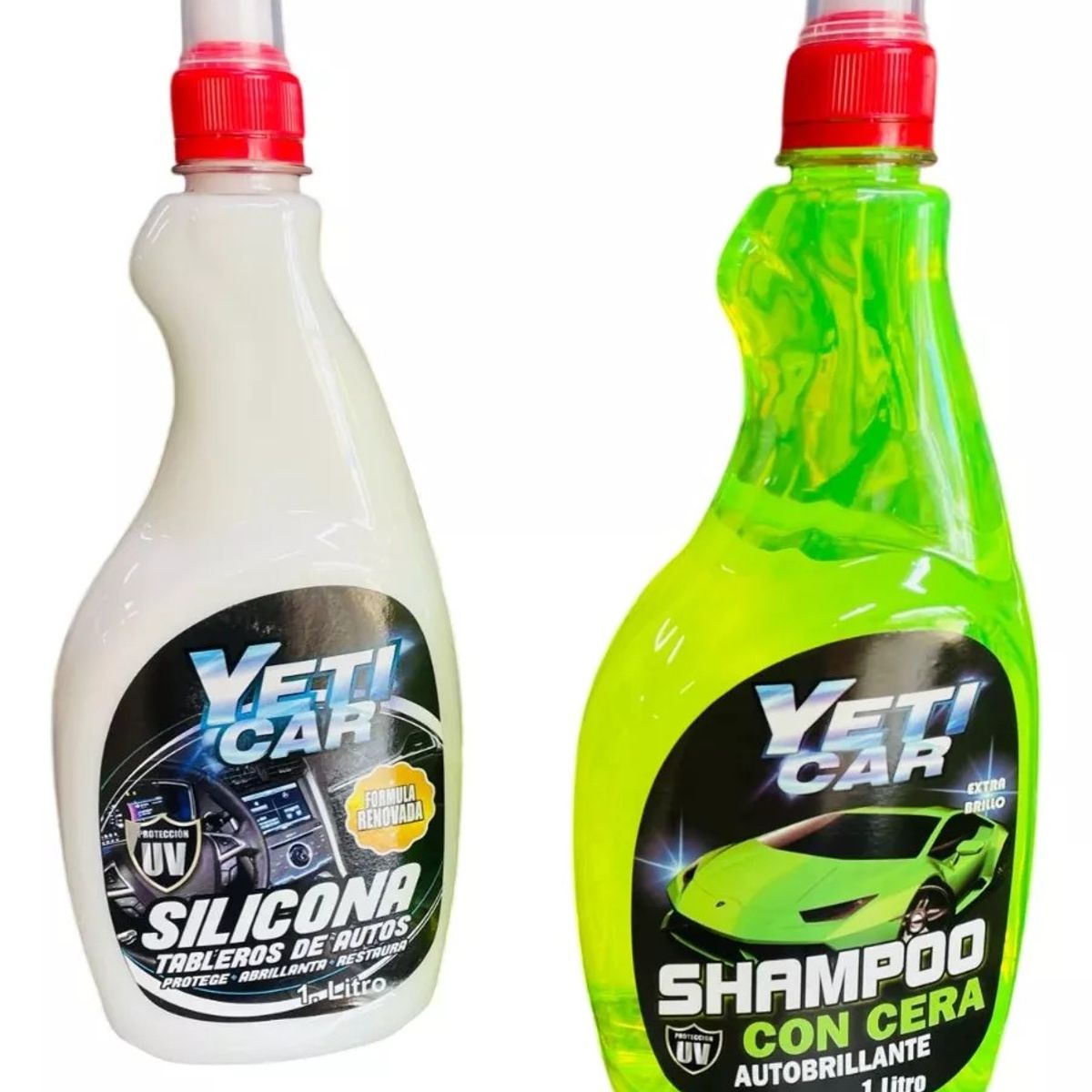 YETI - Champo Con Cera Verde 1lt + Silicona Gt Lechosa 1lt
