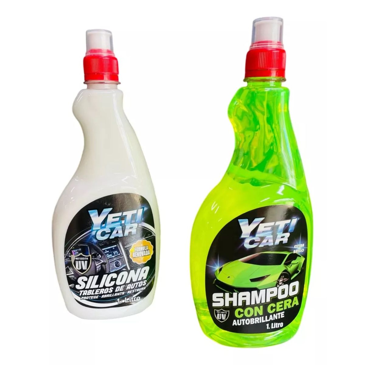 YETI - Champo Con Cera Verde 1lt + Silicona Gt Lechosa 1lt