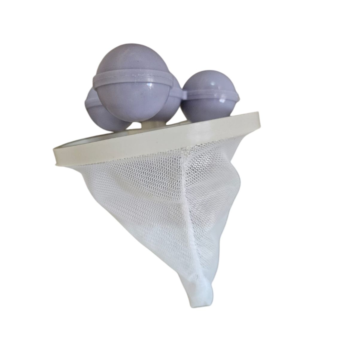 GENERICO - Set x 3 Filtros Atrapa Pelusas para Lavadora LILA CON BOLAS