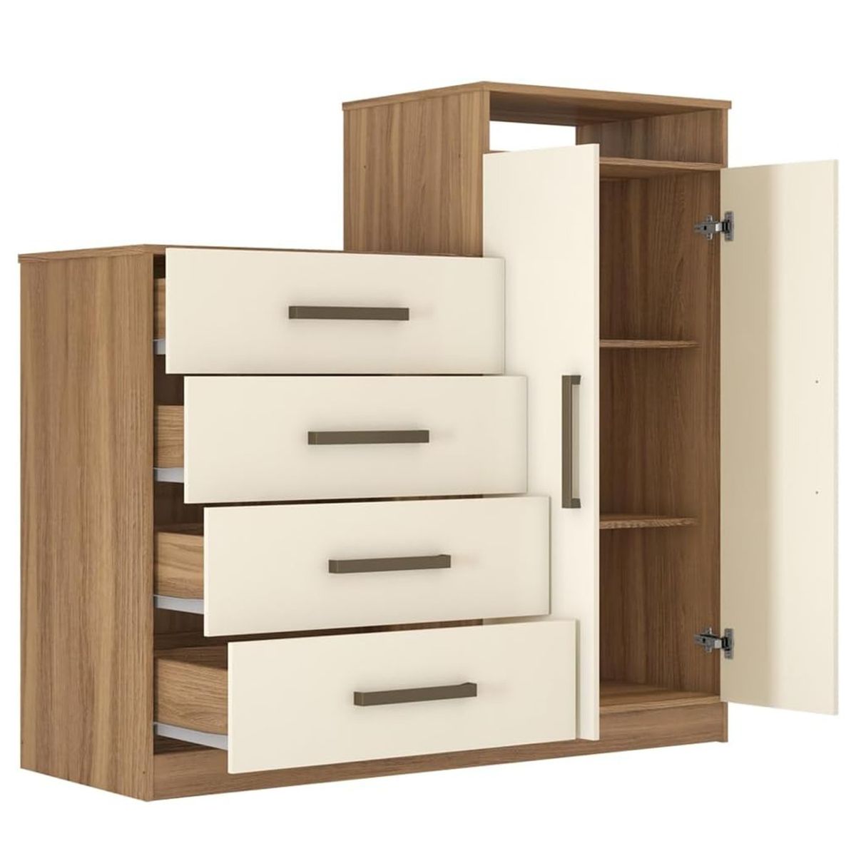 DIBA MUEBLES - Comoda Con Armario Kilian - Diba Muebles