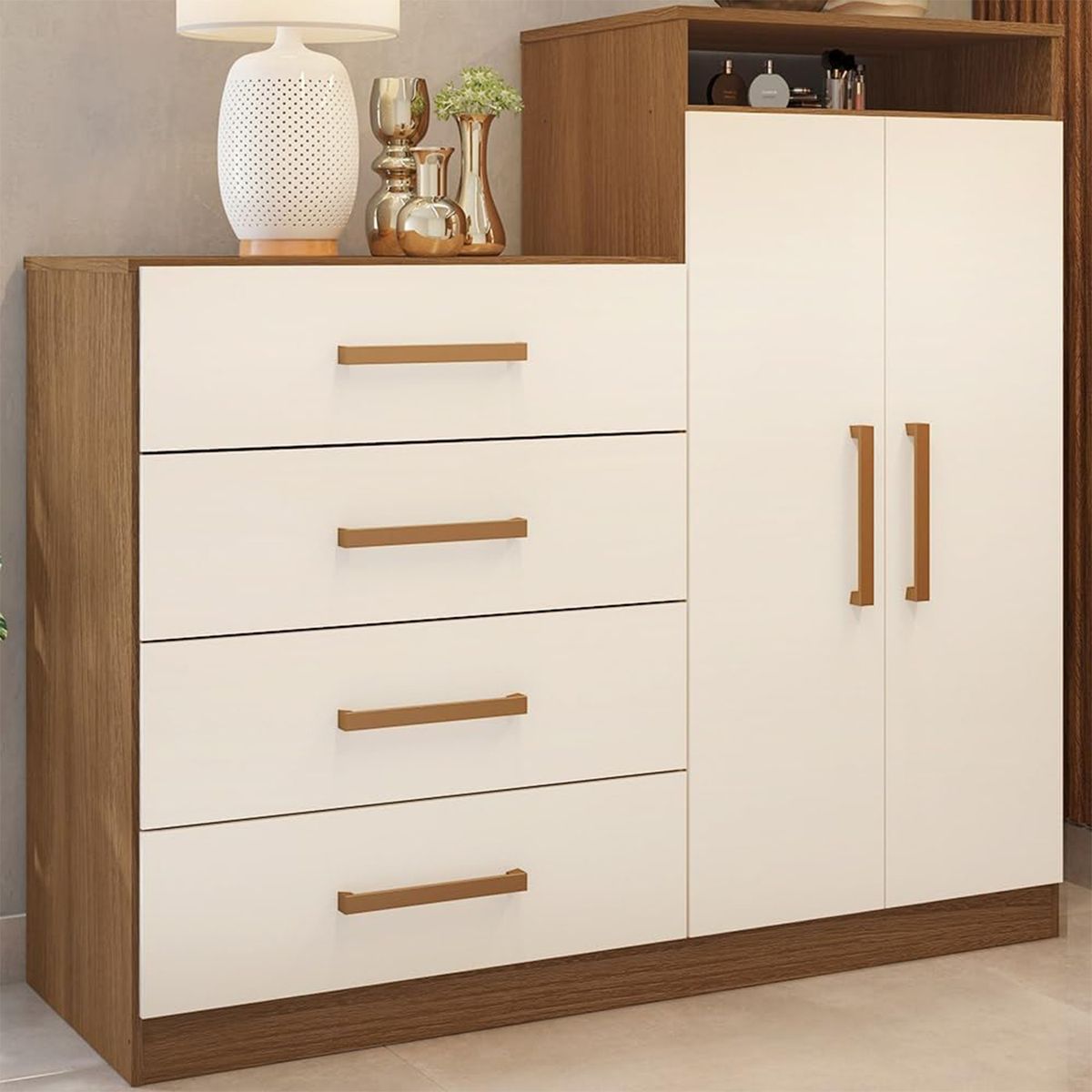 DIBA MUEBLES - Comoda Con Armario Kilian - Diba Muebles