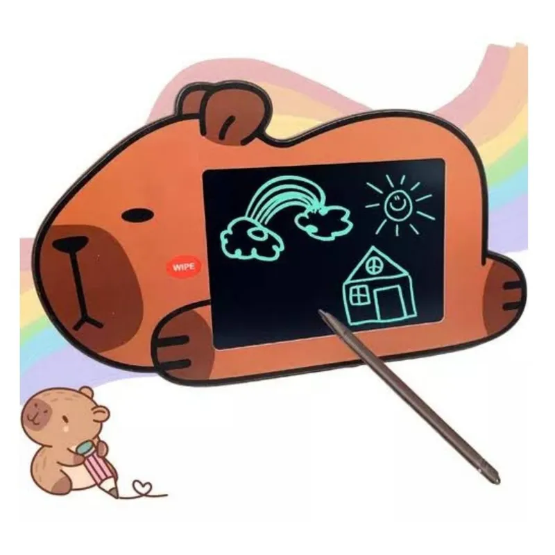 GENERICO - Pizarra Magica Capibara Lcd De Dibujo Para Niños 8,5 Pulgada