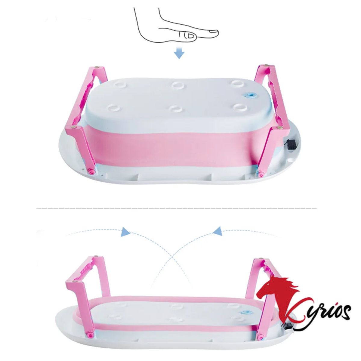 NO LOGO - Bañera Con Set De Accesorios Para El Lavado De Bebes