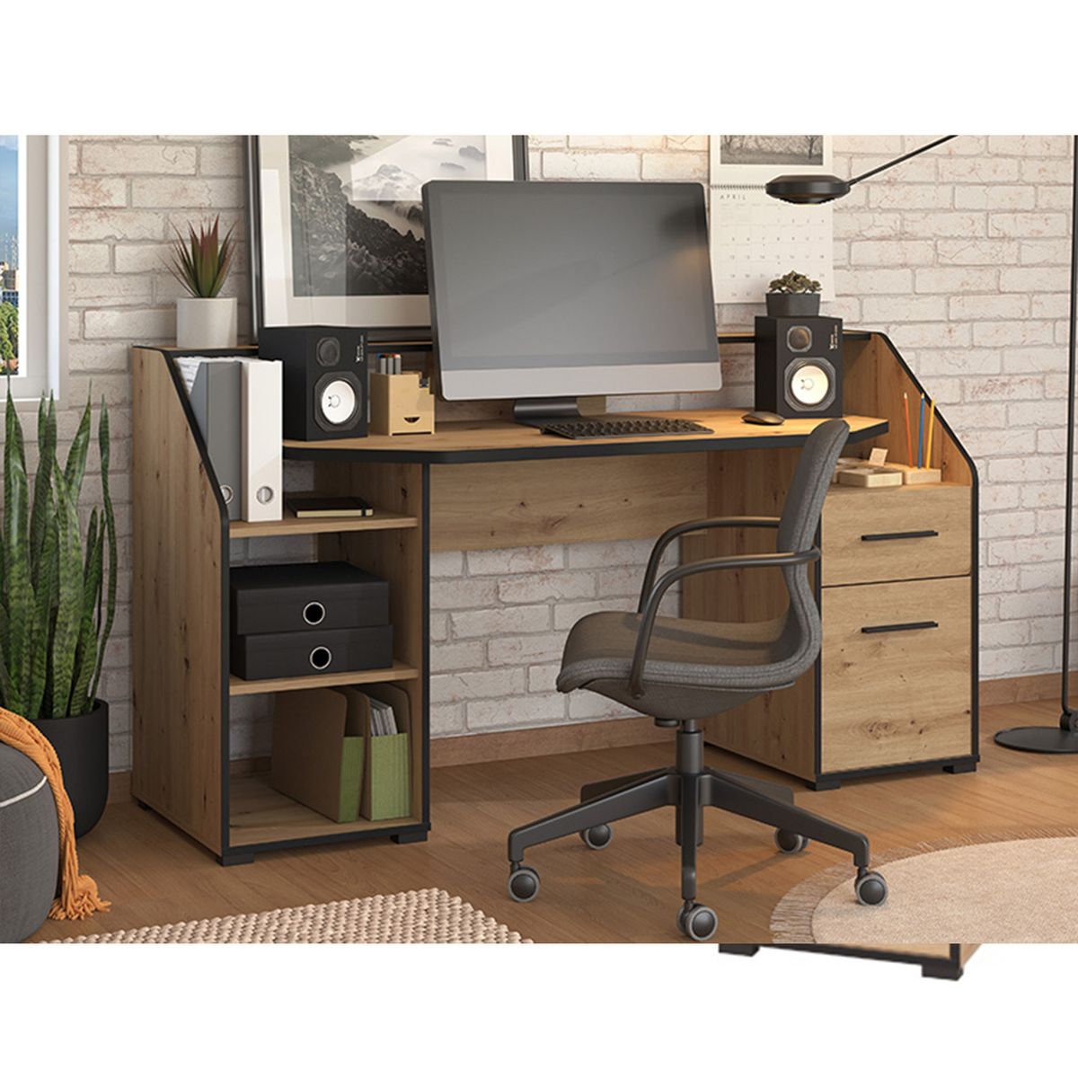 DIBA MUEBLES - Escritorio Moderno Frida Duna DIBA Muebles