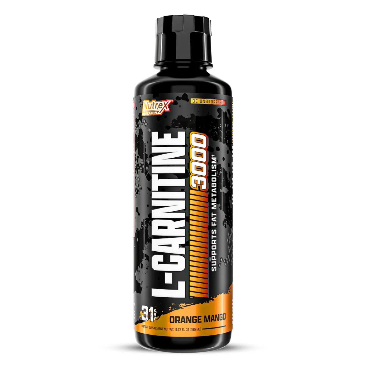 NUTREX RESEARCH - Carnitina L- Carnitine 3000 Liquido - Orange Mango
