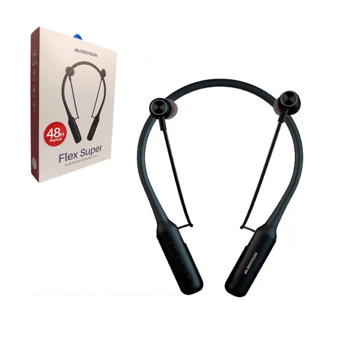 MOVISUN - Audífonos Deportivos 48H Movisun Super Flex