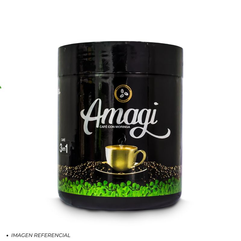 GENERICO - AMAGI 3 EN 1 CAFÉ CON MORINGA - MULTIVITAMINICO POTE