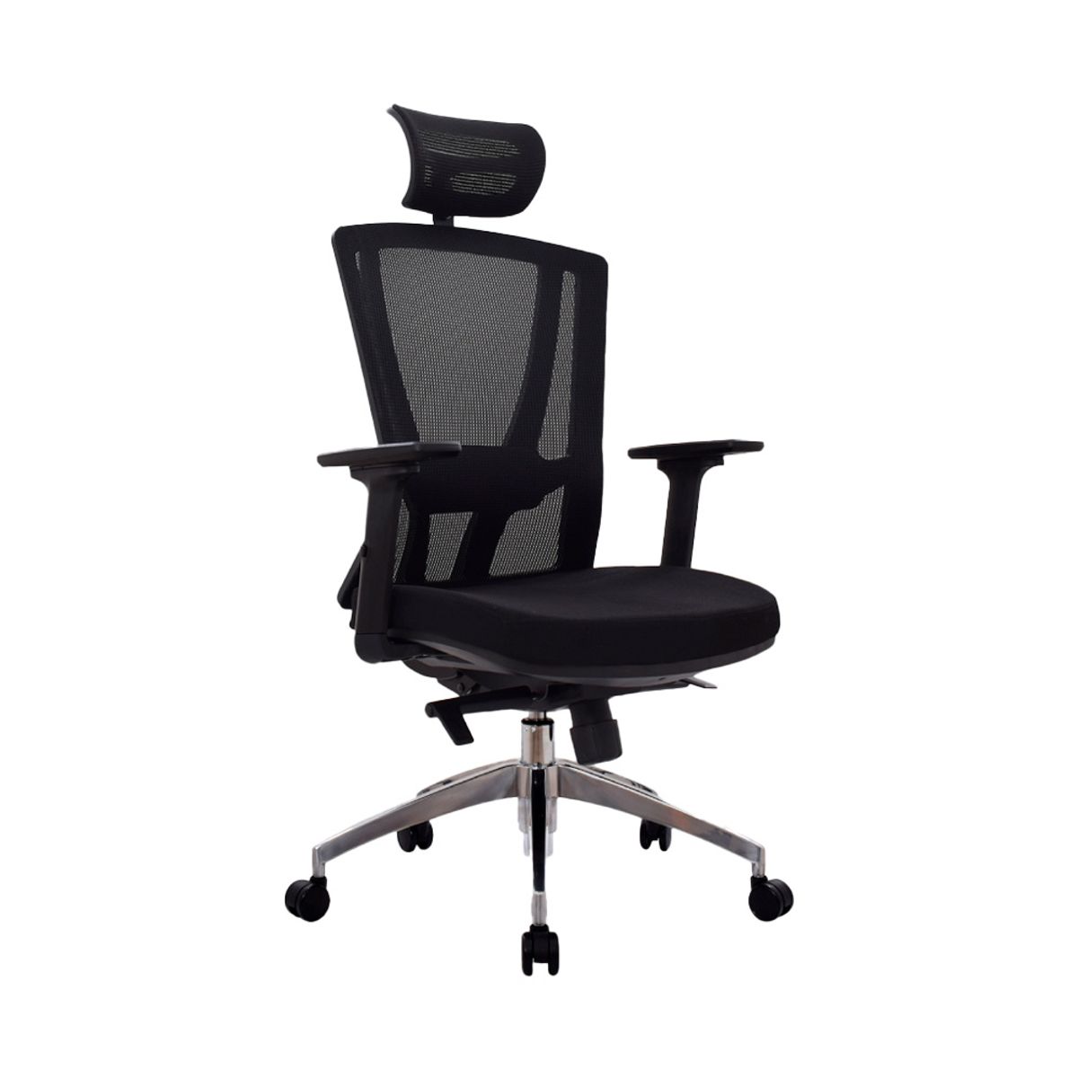 OFIDEAS - Silla De Oficina Ergonómica Reclinable En Malla Winner Negro Ofideas