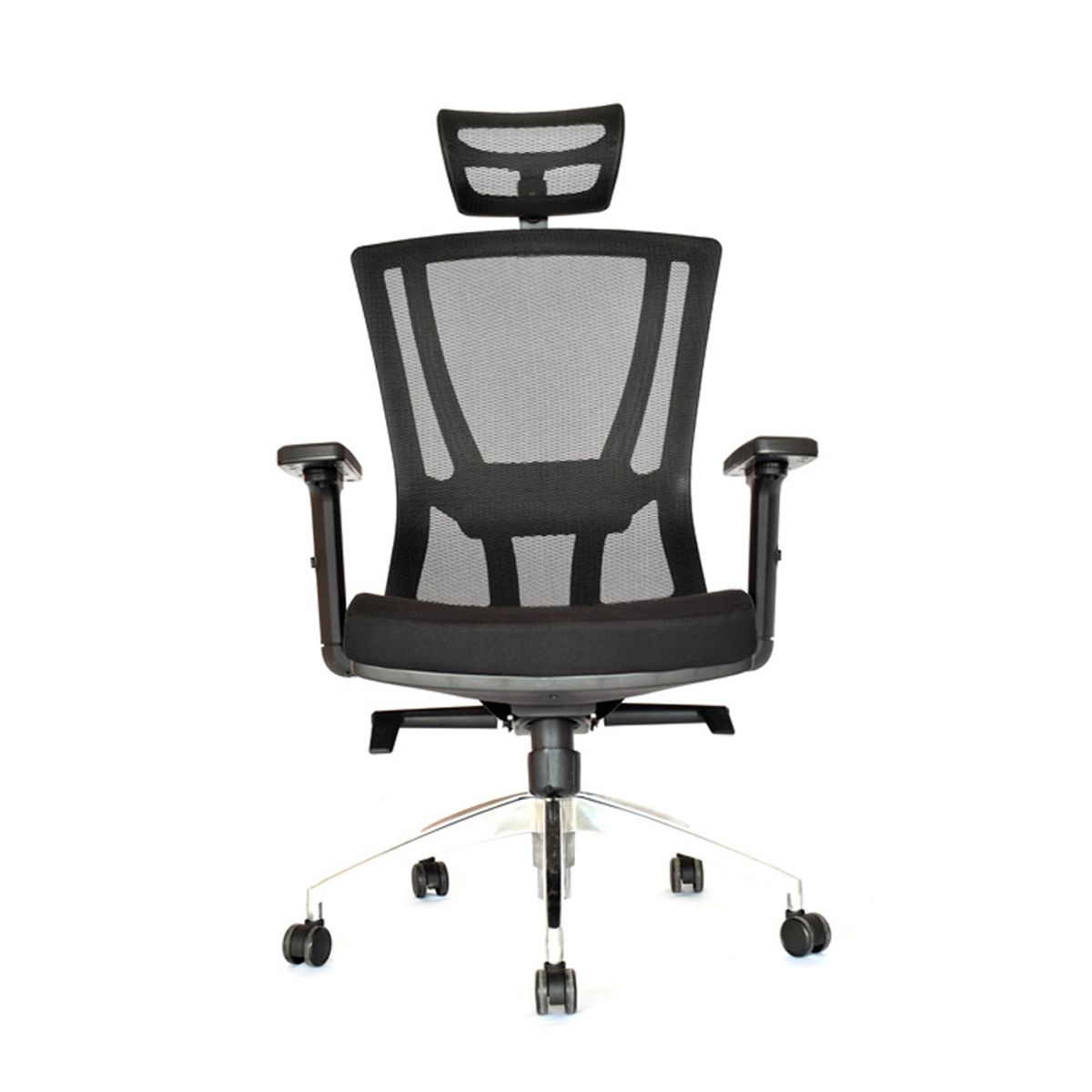 OFIDEAS - Silla De Oficina Ergonómica Reclinable En Malla Winner Negro Ofideas