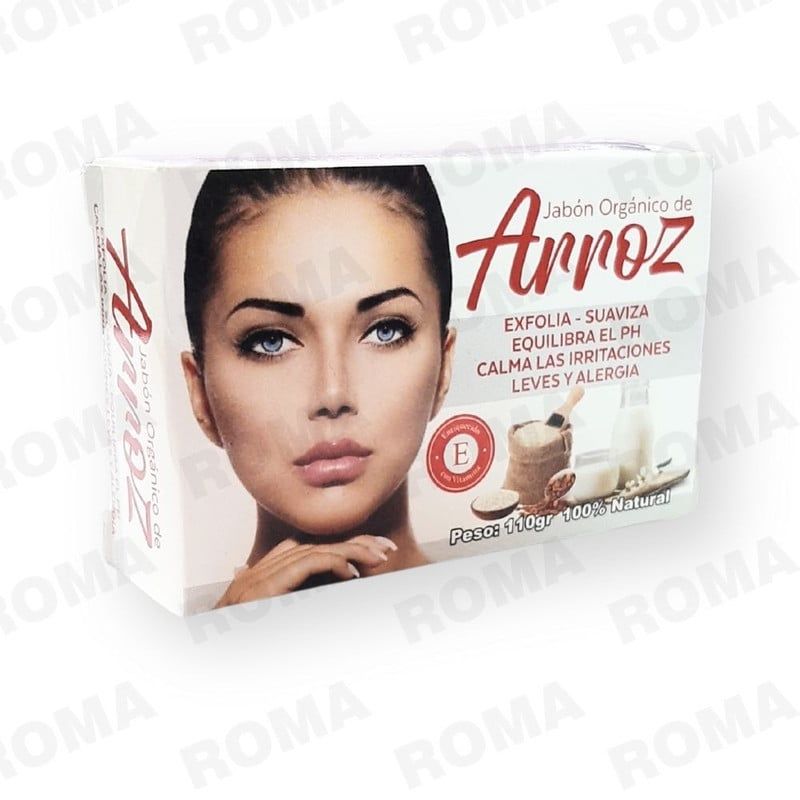 GENERICO - JABÓN EN BARRA DE ARROZ 110G