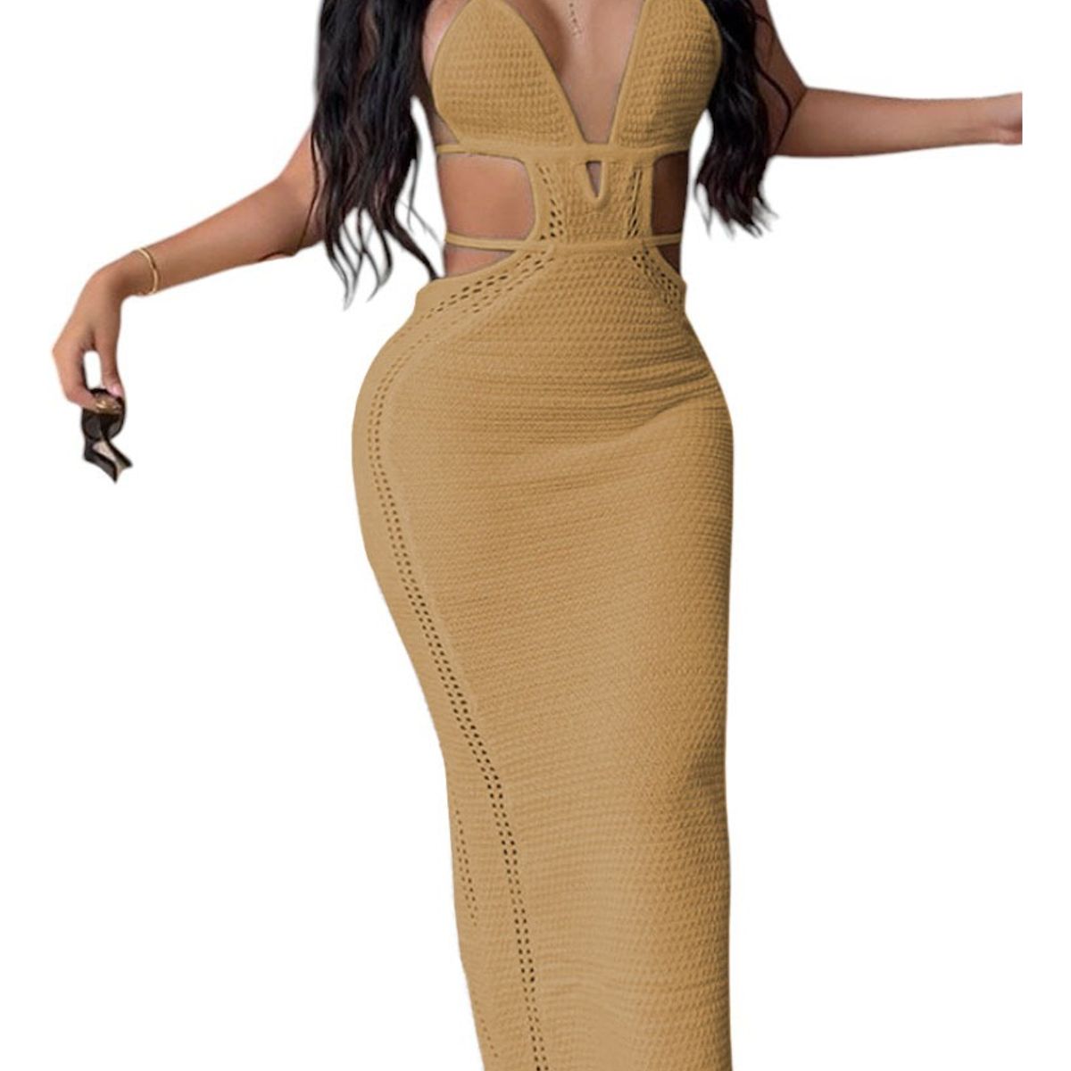 GENERICO - Vestido Mujer Hilo Aventura G459-27 Color Beige