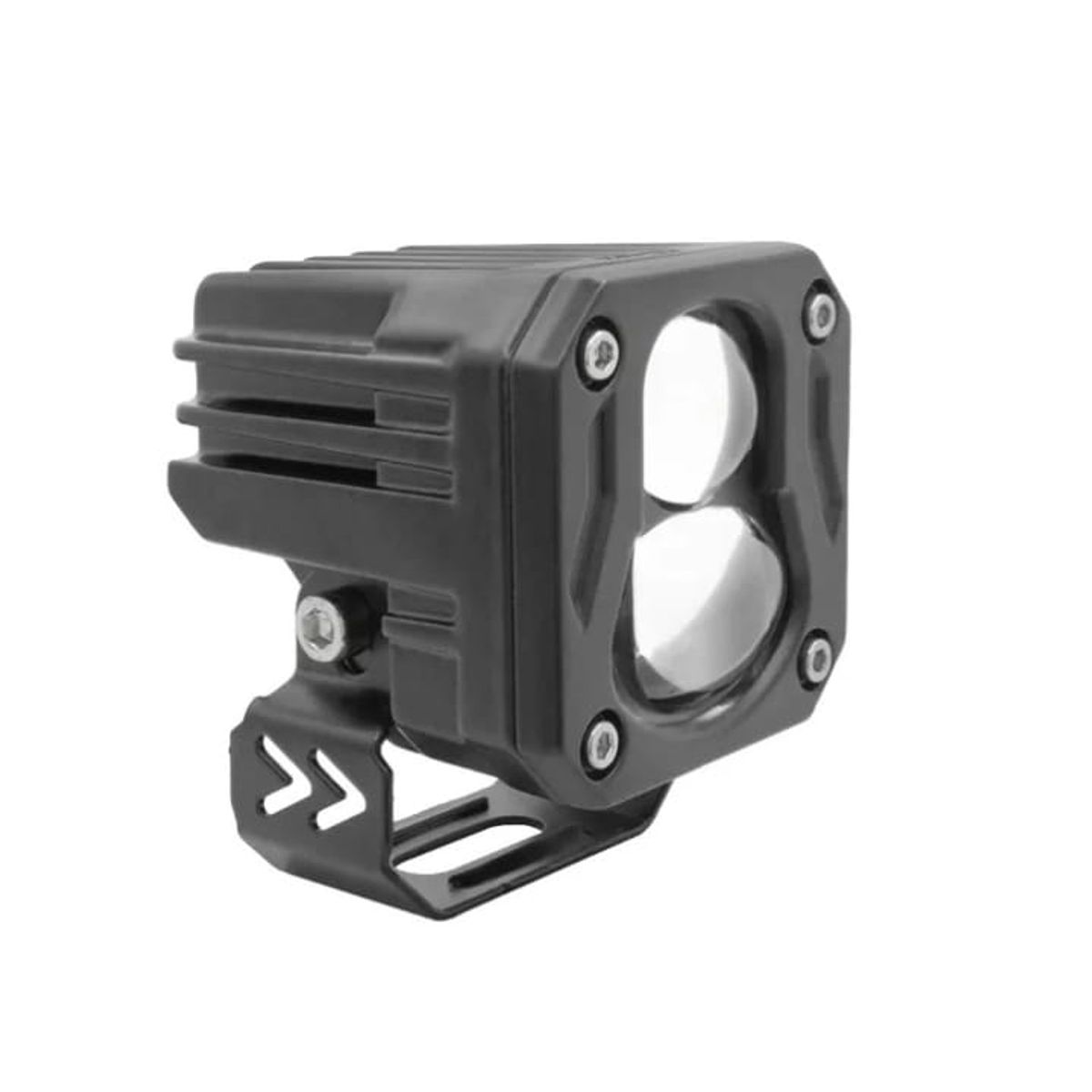GENERICO - par Faro Cuadrado Mini Hiperled Lupa Luz Blanca-Amarilla
