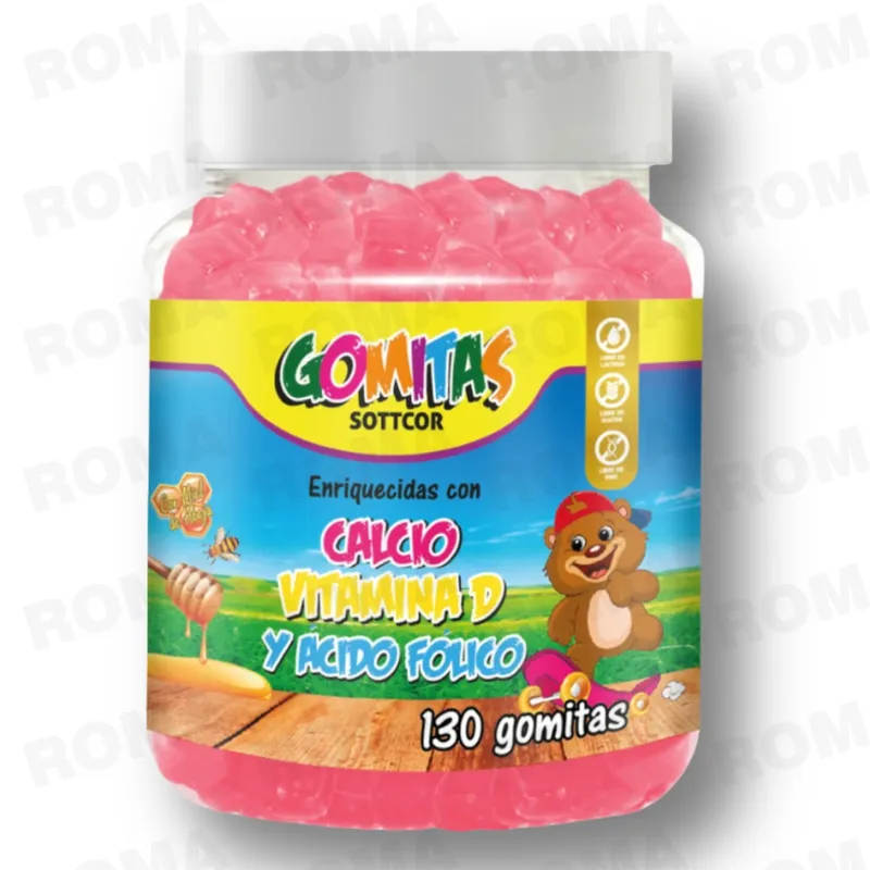 GENERICO - GOMITAS CALCIO NIÑOS 130 UND SOTTCOR LABS