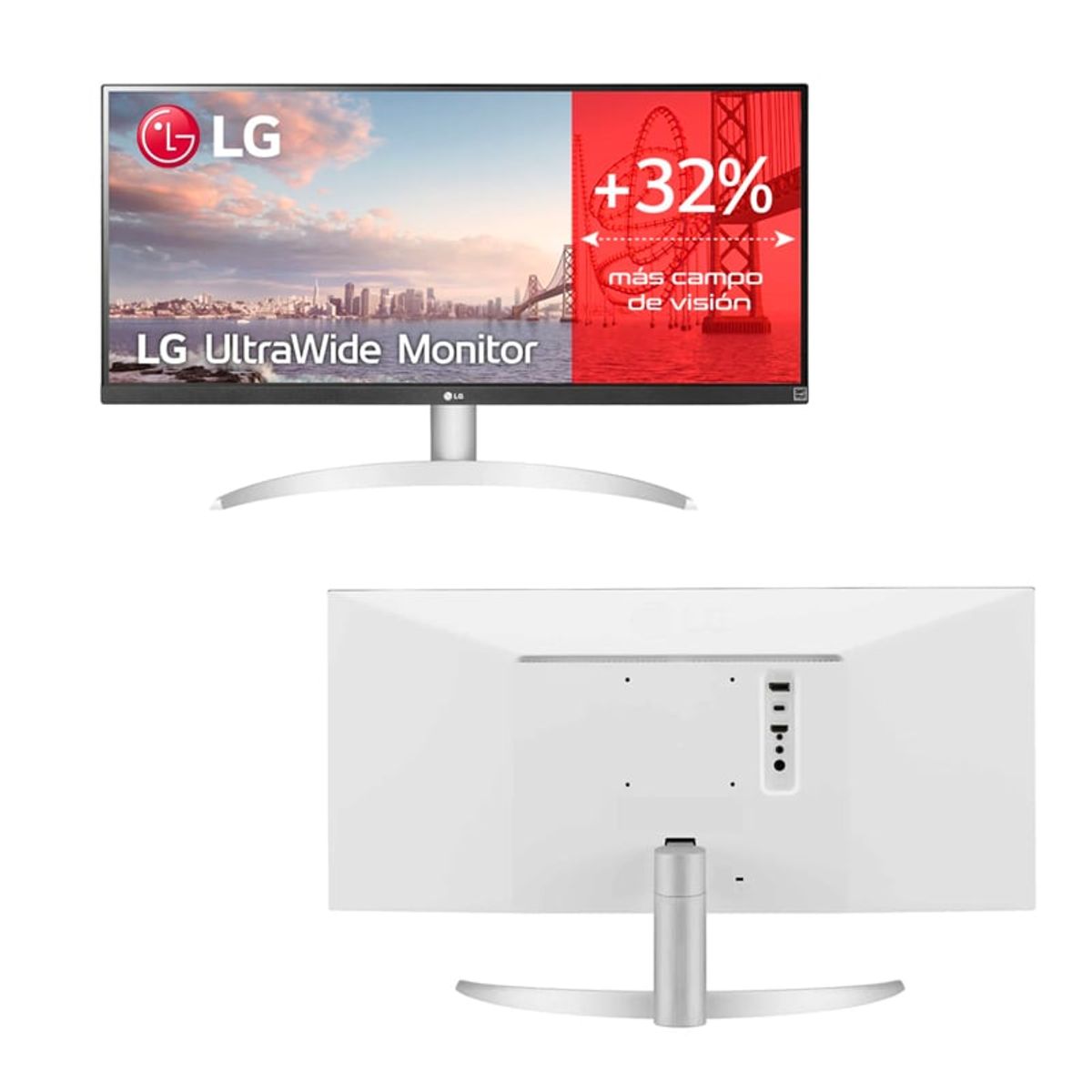 LG - Monitor LG UltraWide 29WQ600-W 29 WFHD 2560x1080 75Hz Panel IPS