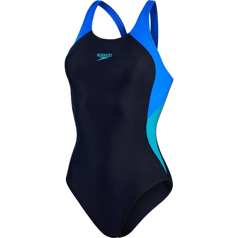 SPEEDO - Traje Natación Mujer Speedo Colourblock Splice Musckeblack