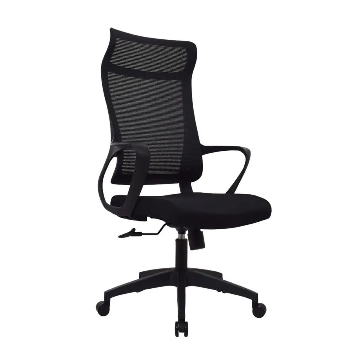 OFIDEAS - Silla de Oficina Giratorio Rigs Presidente Malla Negro Con Cabecero Ofideas