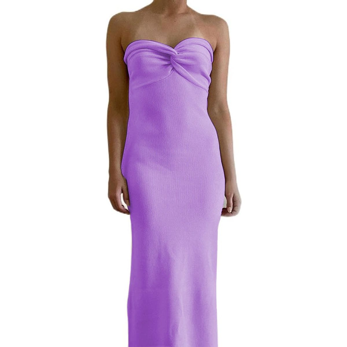 GENERICO - Vestido De Ensueño Mujer Tejido Jilo Alpino G359-23 Color Lila