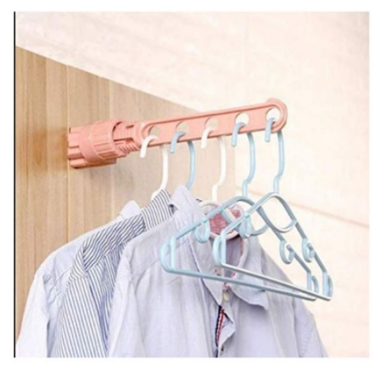 GENERICO - Colgador de Ventana Multiusos Organizador Tendedero rosado