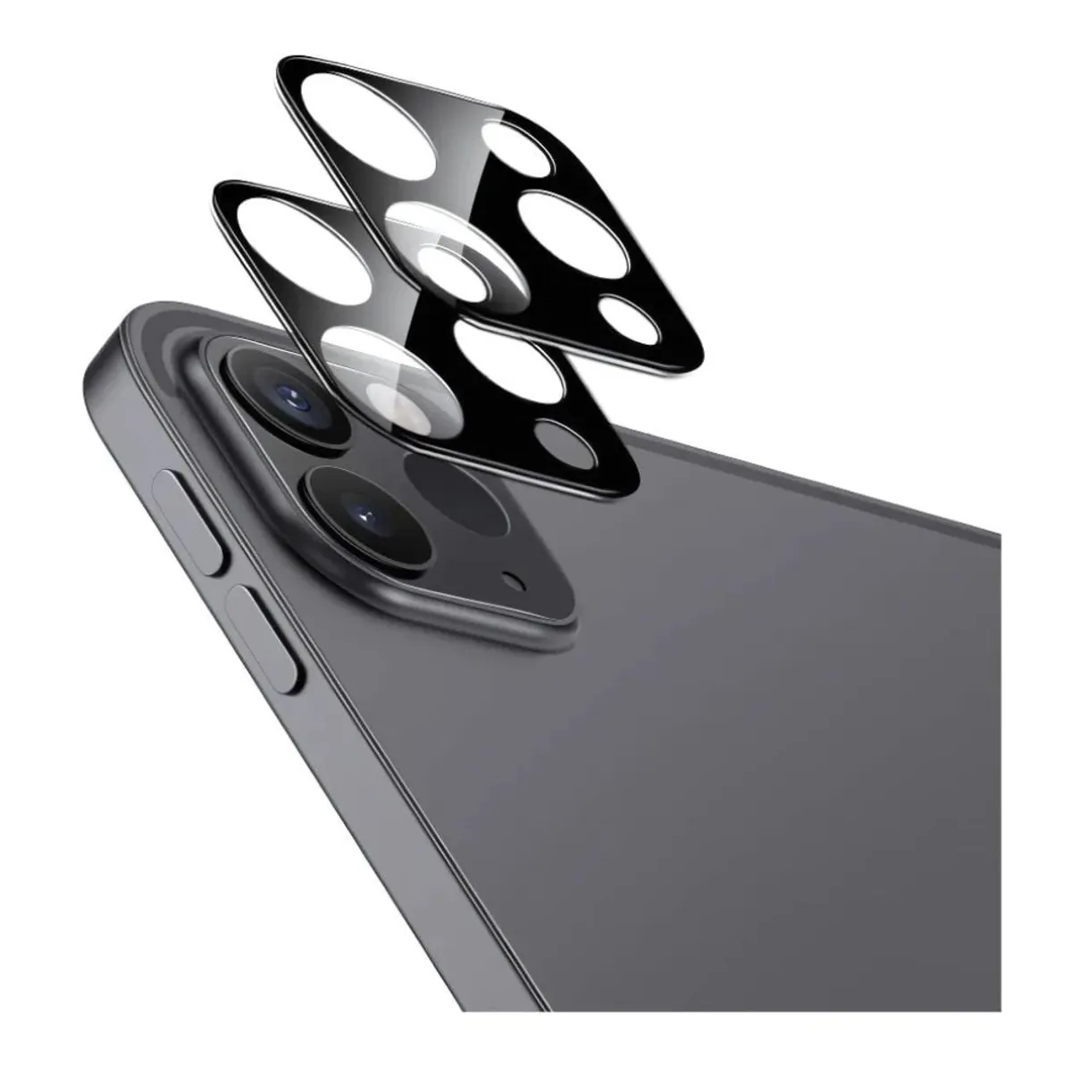 GENERICO - Mica de Cámara Negro para iPhone 13 Pro