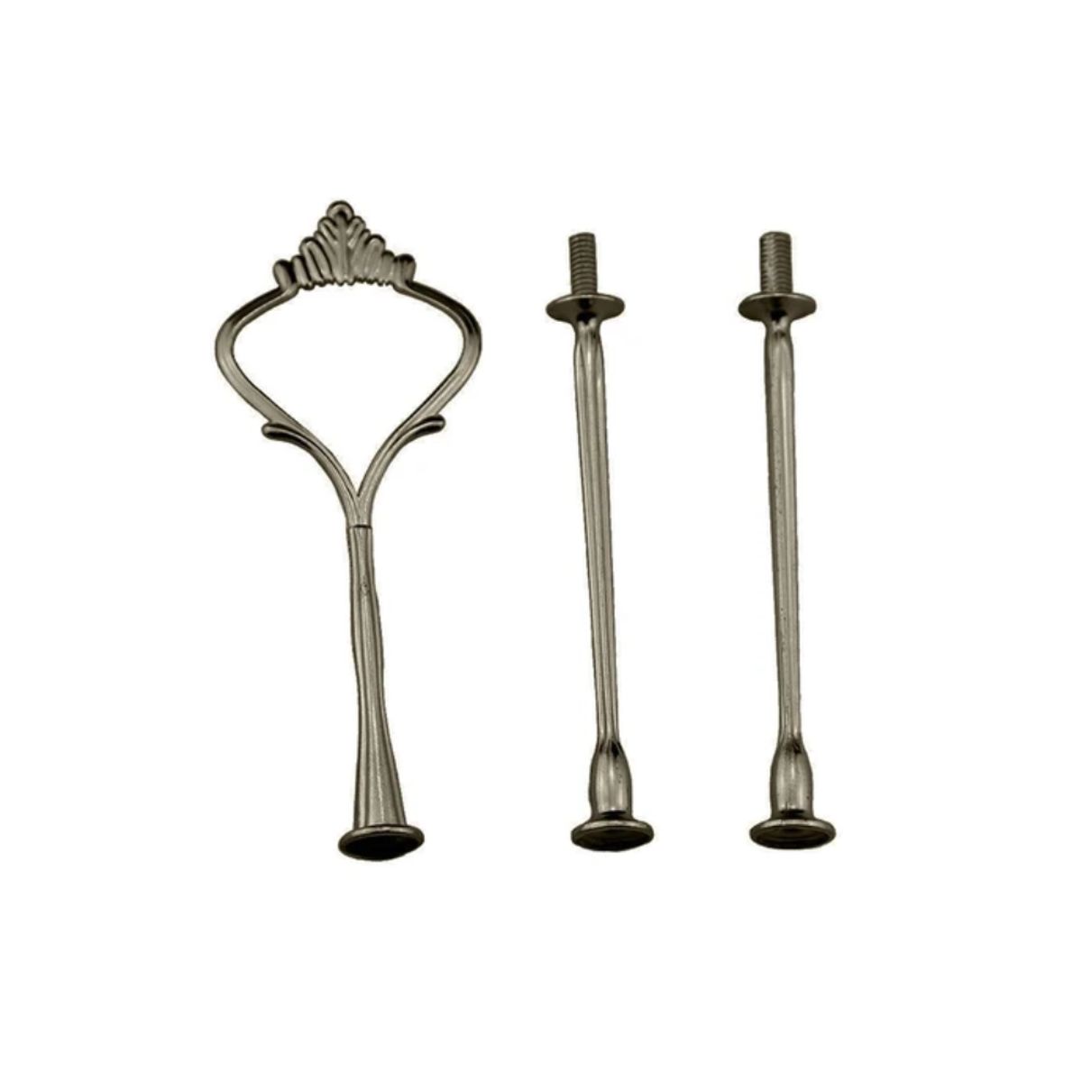 GENERICO - Portabocadito desmontable de loza  3 niveles Cuadrado