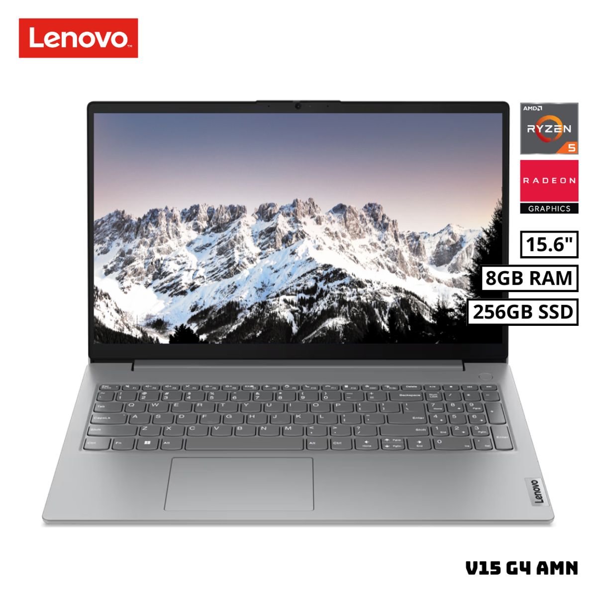 LENOVO - LAPTOP LENOVO V15 G4 AMN 15.6 FHD AMD RYZEN 5 7520U 8GB RAM 256GB SSD + COOLER TEROS