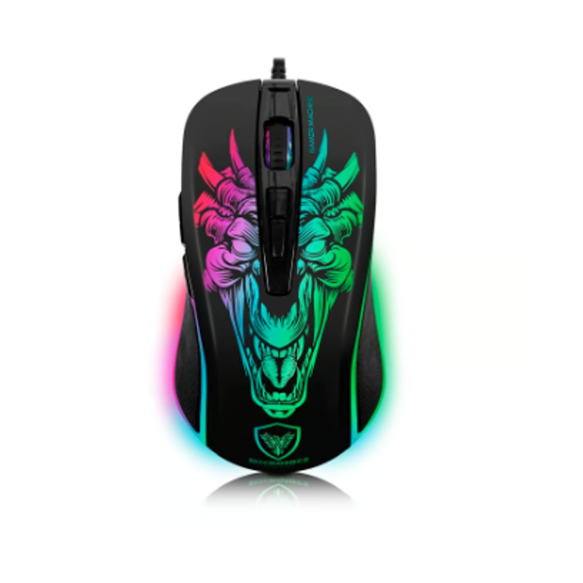 MICRONICS - Mouse Gamer LED INFERNO MIC M816 USB RGB RUNNING 7B 7200DPI MICRONICS