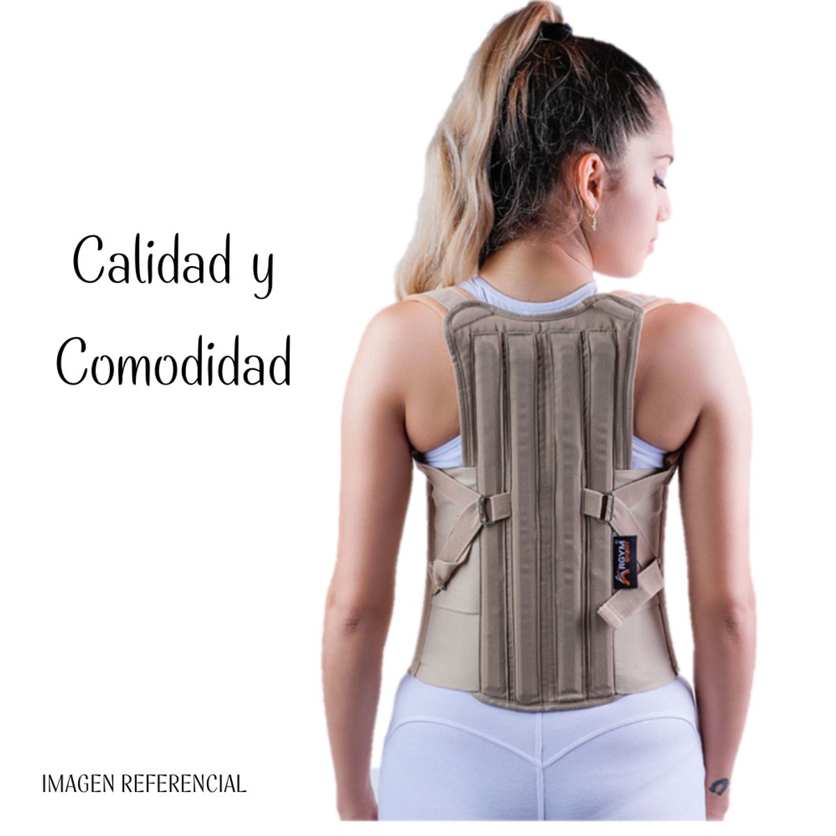 GENERICO - Faja Dorso Lumbar Talla XL - Beige