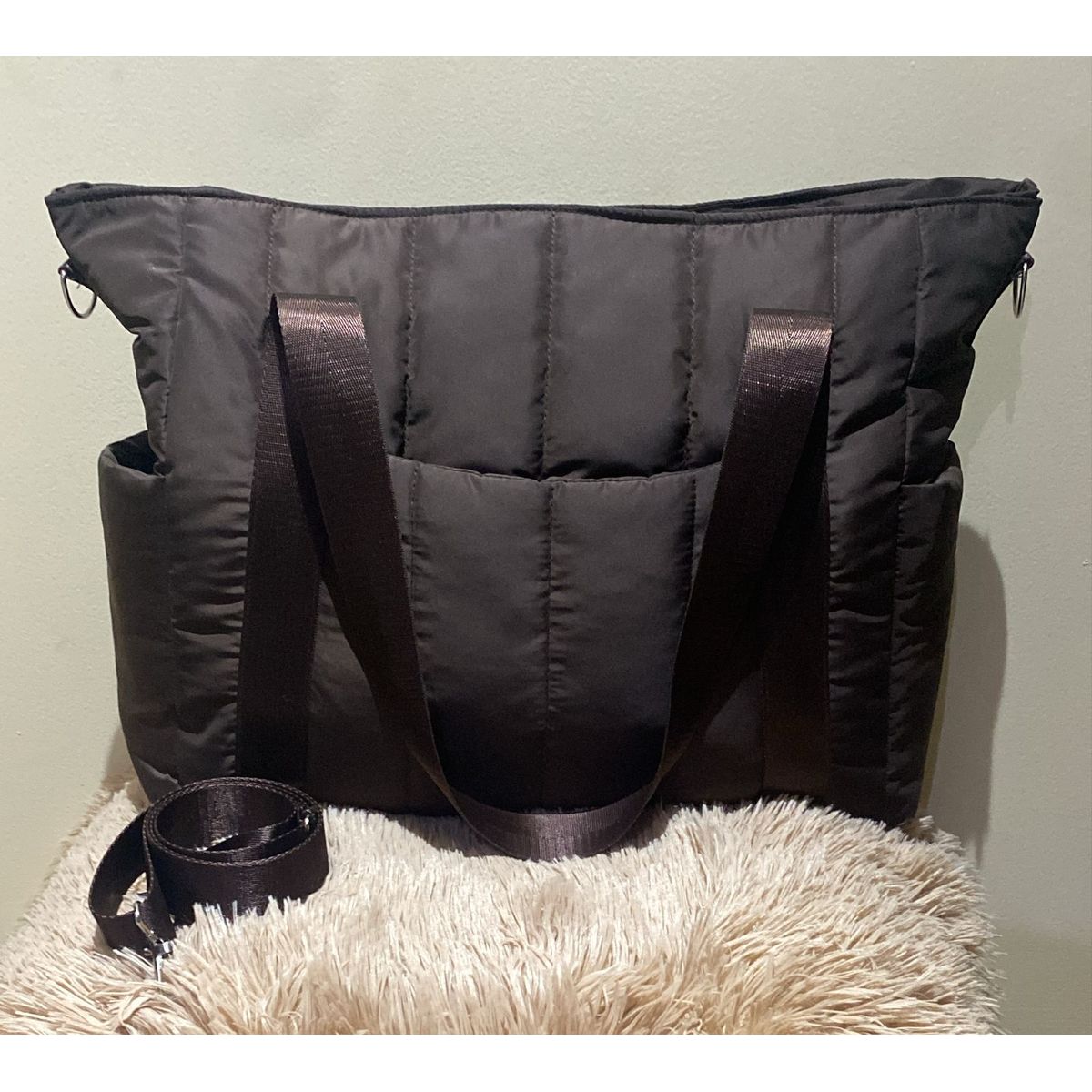 MORITA BAG STORE - BOLSO PUFFER PORTALAPTOP MUJER