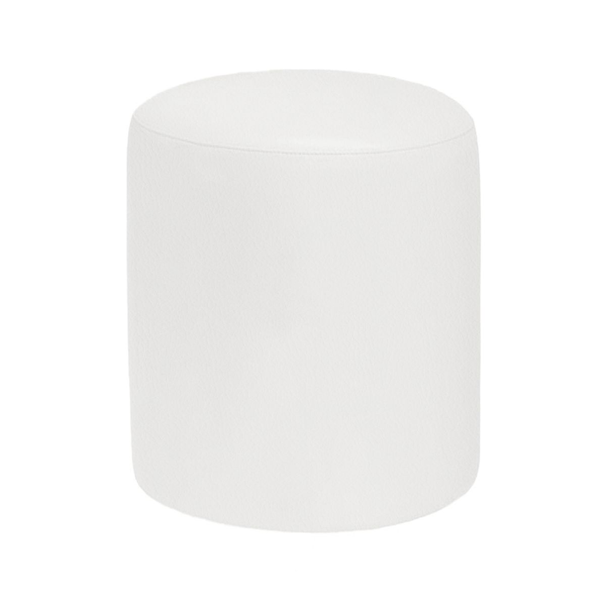 GENERICO - PUFF TOM BLANCO CUERO PRANNA REDONDO