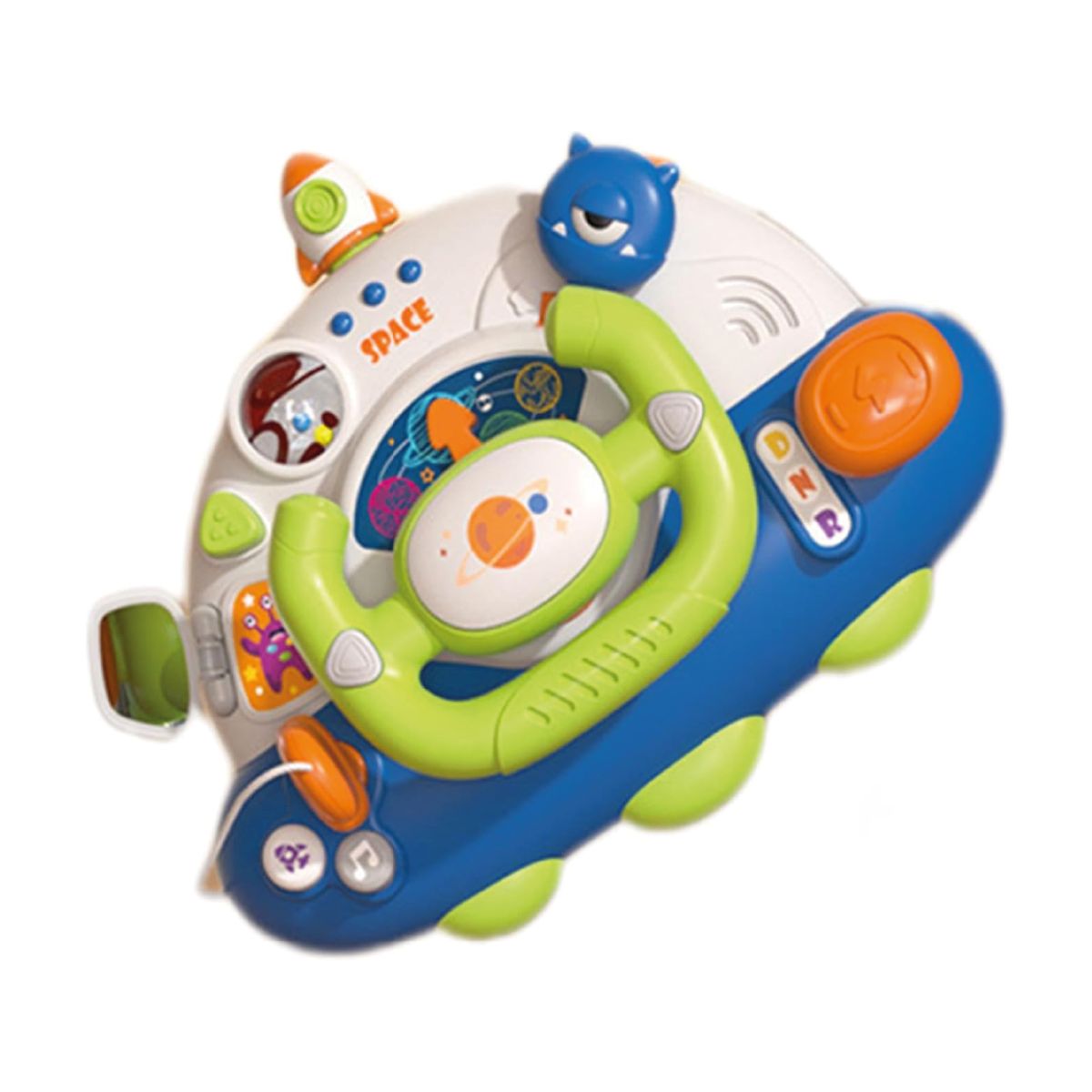 GENERICO - Timón Divertido Espacial Musical para Niños