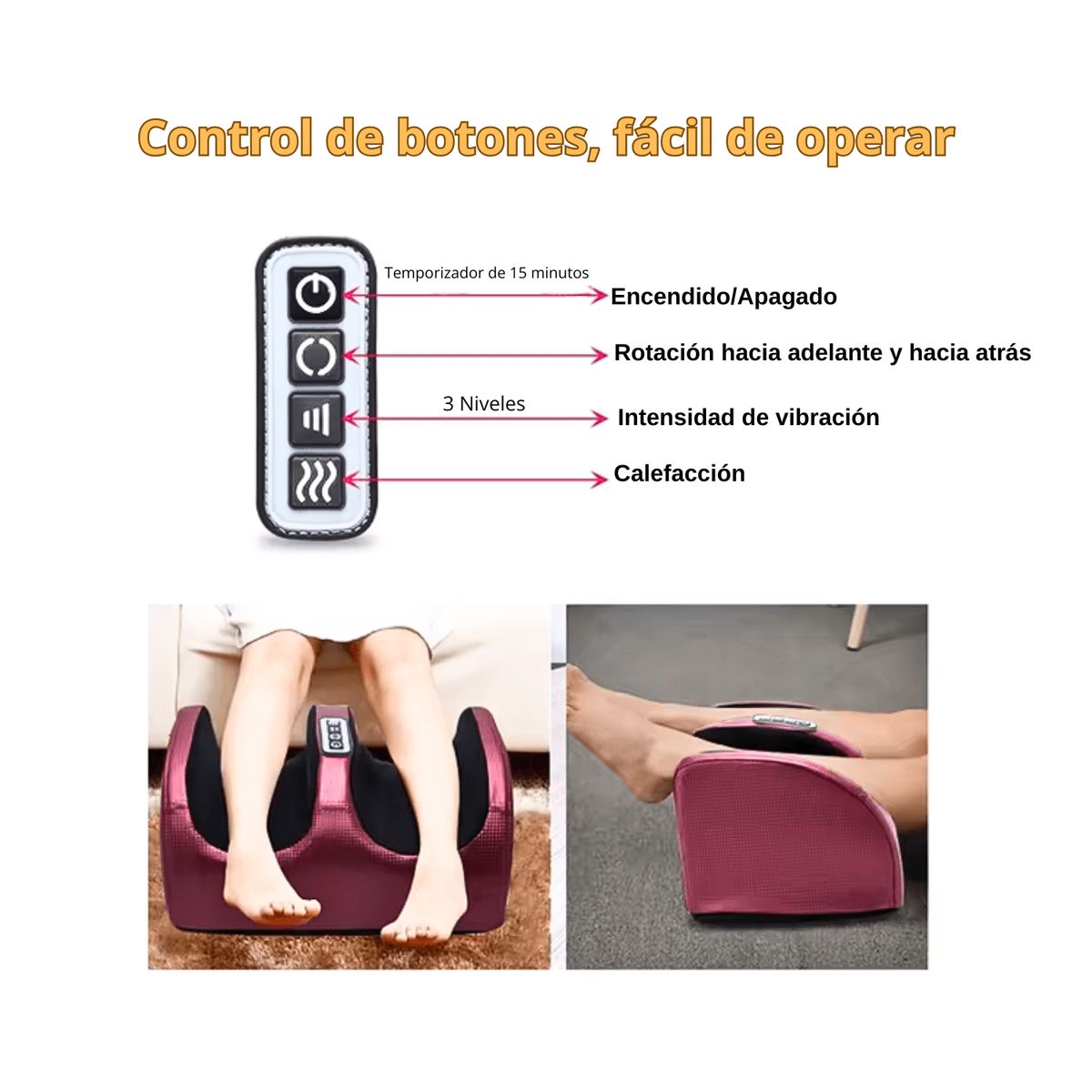 OEM - Máquina Masajeadora de Pies Eléctrica Grande