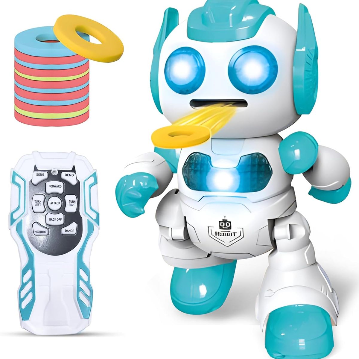 GENERICO - Robot Multifuncional Interactivo Con Luces LED