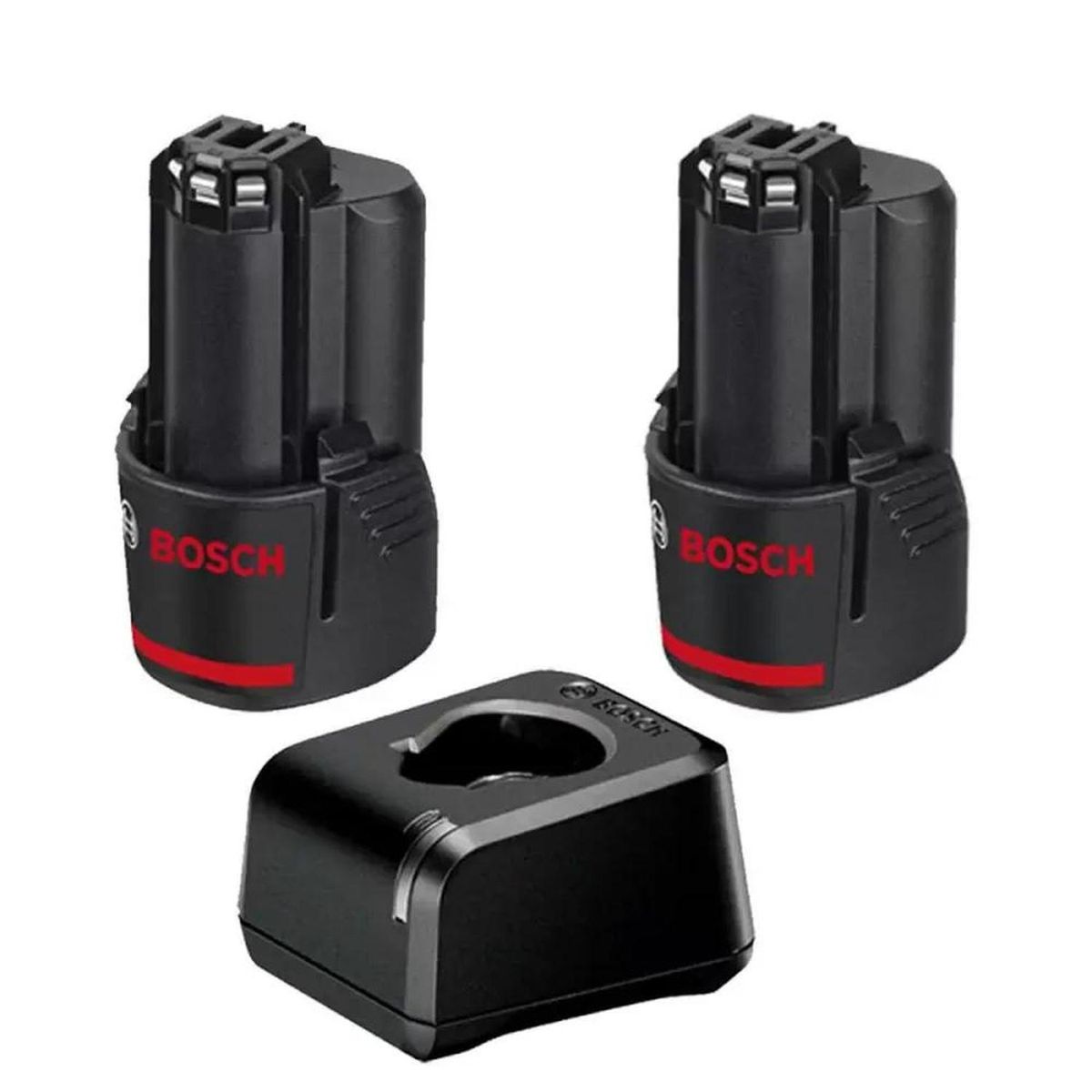 BOSCH - Kit 2 Baterias + Cargador Bosch 12V 2.0 Amperios Bosch