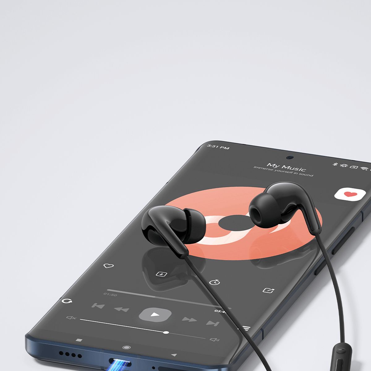 XIAOMI - AUDIFONOS XIAOMI TYPE-C TIPO C NEGRO