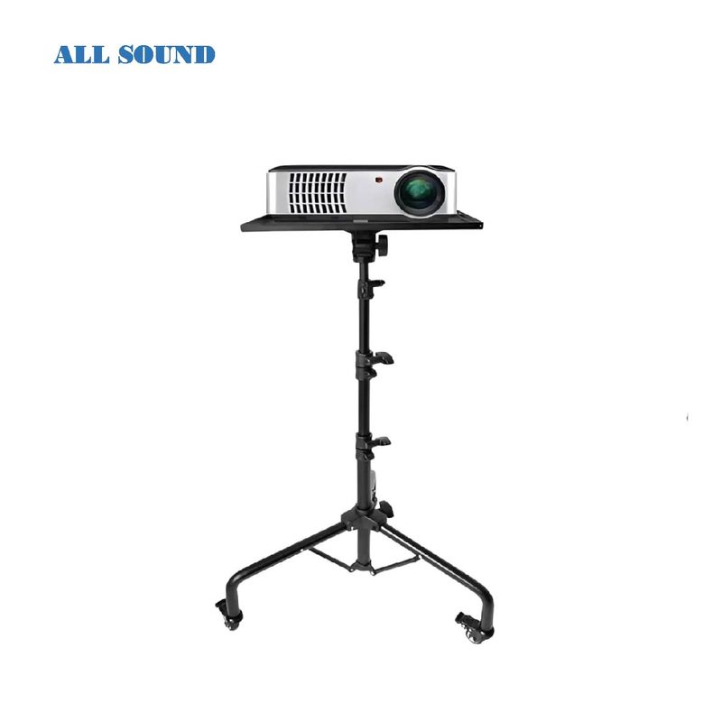 ALL SOUND - TRÍPODE PARA LAPTOP Y PROYECTOR   CON RUEDAS ALL SOUND A-506