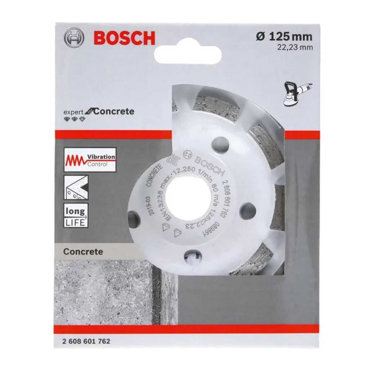 BOSCH - Vaso Diamantado Expert for Concrete Segmentado 125 x 22,23 mm Bosch 2608.601.762-000