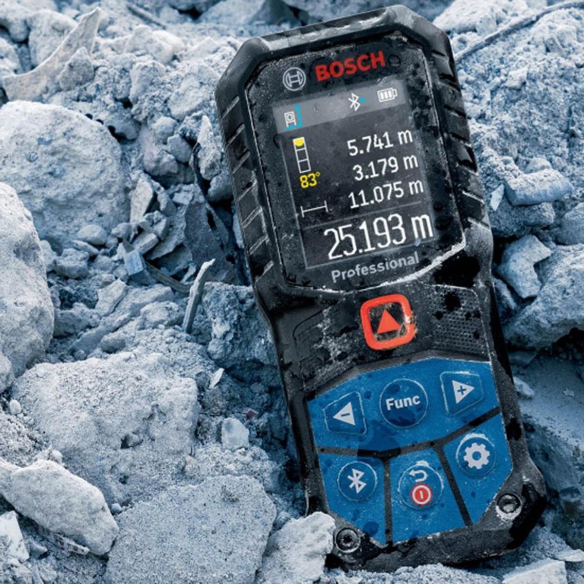 BOSCH - Medidor de Distancia Laser de hasta 50 Metros GLM 50-27 C con Bluetooth Bosch 0601.072.T00-000