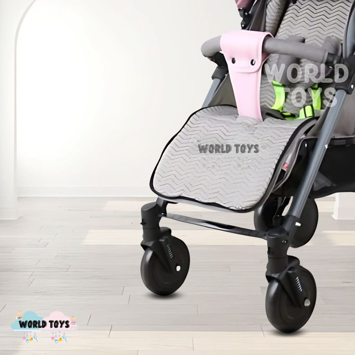 BABY GO - Coche Bastón Deportivo NITRO PLUS Pink
