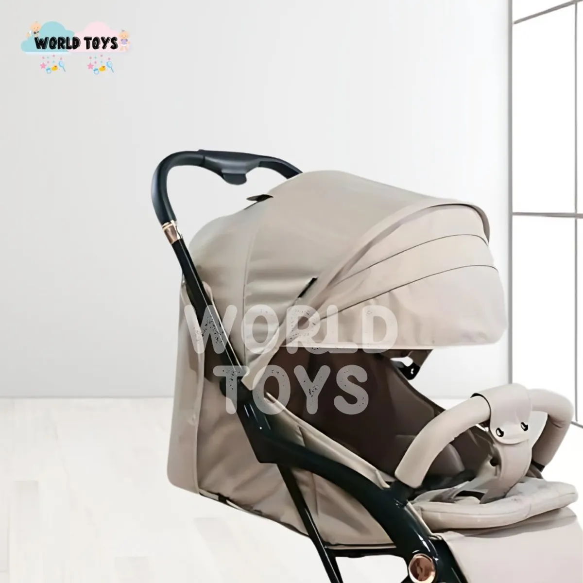 BABY - Coche Maleta de Lujo «LIGHTNING LUKE» Beige