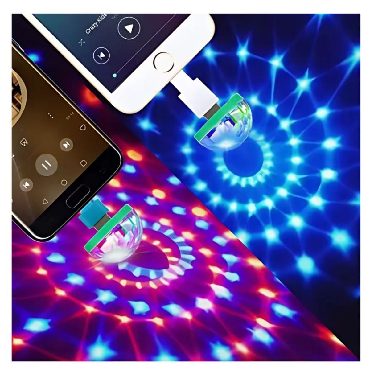 GENERICO - Luces USB portatil para Teléfono Fiesta Led