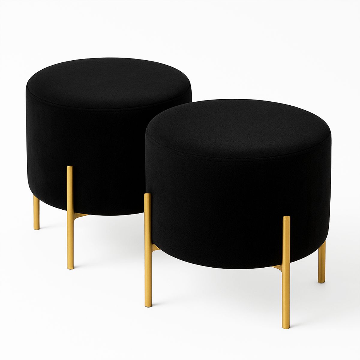 GENERICO - JUEGO DE PUFF CANDY NEGRO GOLD